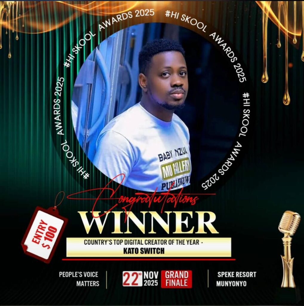 Kato Switch Wins Country’s Top Digital Creator Of The Year 2025 In Hi Skool Awards