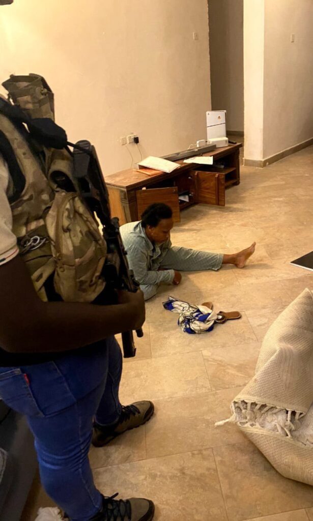 Gen Muhoozi Releases Disturbing Photo Of Barbie Kyagulanyi Under His Raid